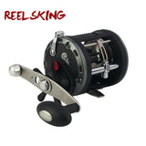 REELSKING Max Drag 20 kg Carretel de tambor Pesca Rodada