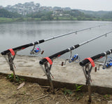 Suporte New Full Stainless para varas de pesca de mola de aço inoxidável completos automáticos, sensibilidade ajustável