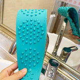Fita de banho esponja de silicone para as costas Cinto de banho Massagem esfoliante corporal para banho