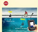 Erchang XF02-C Fish Finder Portátil Sonda Sonar Alarme 9 m Cabo À Prova D 'Água Fishfinder Sonda De Pesca Sonda