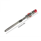 Suporte New Full Stainless para varas de pesca de mola de aço inoxidável completos automáticos, sensibilidade ajustável