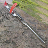 Suporte New Full Stainless para varas de pesca de mola de aço inoxidável completos automáticos, sensibilidade ajustável