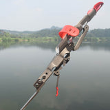 Suporte New Full Stainless para varas de pesca de mola de aço inoxidável completos automáticos, sensibilidade ajustável