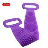 Fita de banho esponja de silicone para as costas Cinto de banho Massagem esfoliante corporal para banho