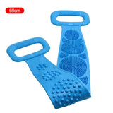 Fita de banho esponja de silicone para as costas Cinto de banho Massagem esfoliante corporal para banho