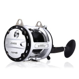 1BB tambor de pesca carretel de metal carretel de pesca de trolling enfrentar JCA